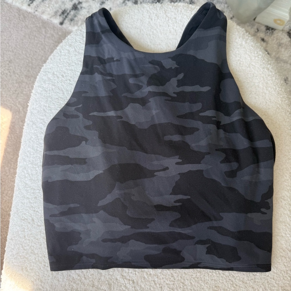 Athelta Camo Black Women's Tank Top